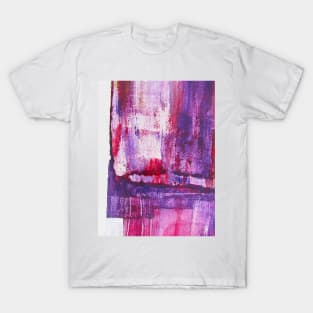 purple gradient abstract painting T-Shirt